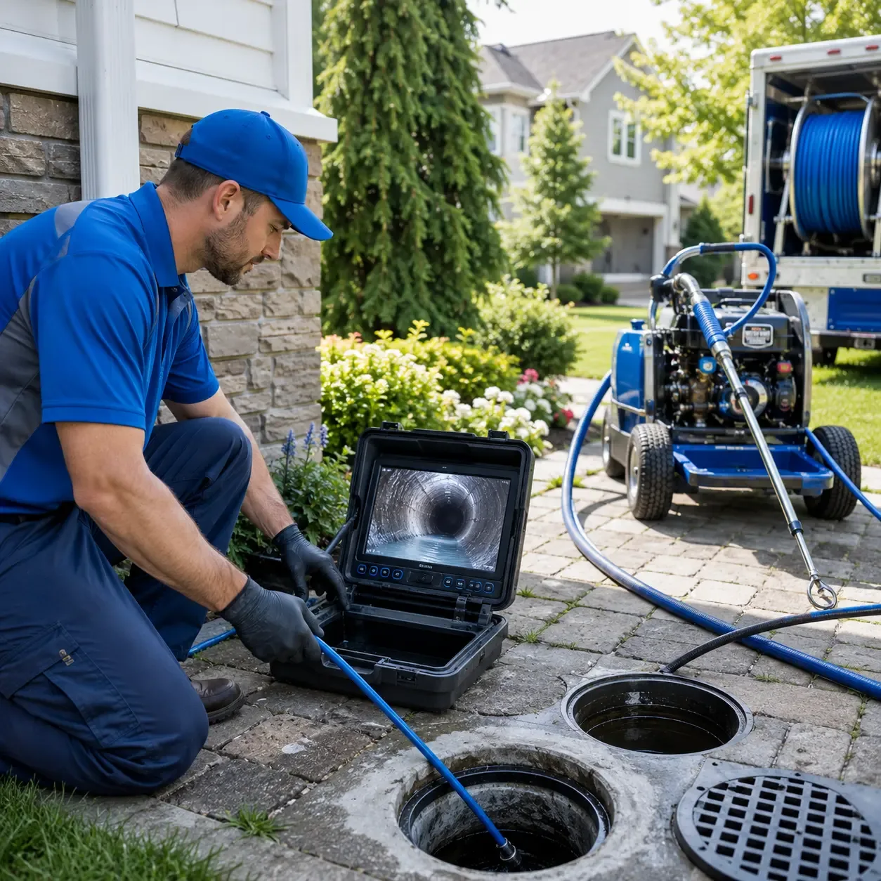 Outdoor drain cleaning professionals serving Oakham, MA
